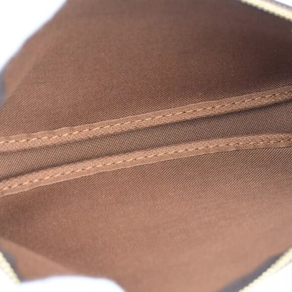 LOUIS VUITTON Pochette Accessoires Hand Bag Monogram Leather - Picture 16 of 16